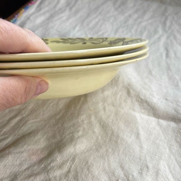 Bucks county Royal China soup salad bowls lot of 3 Mid century Sebring , Ohio. - Picture 9 of 9